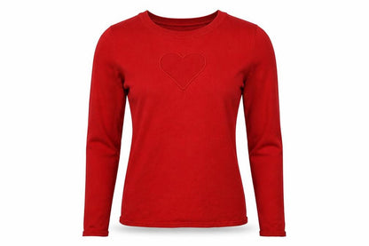 H&M Womens Red   Pullover Sweatshirt Size S