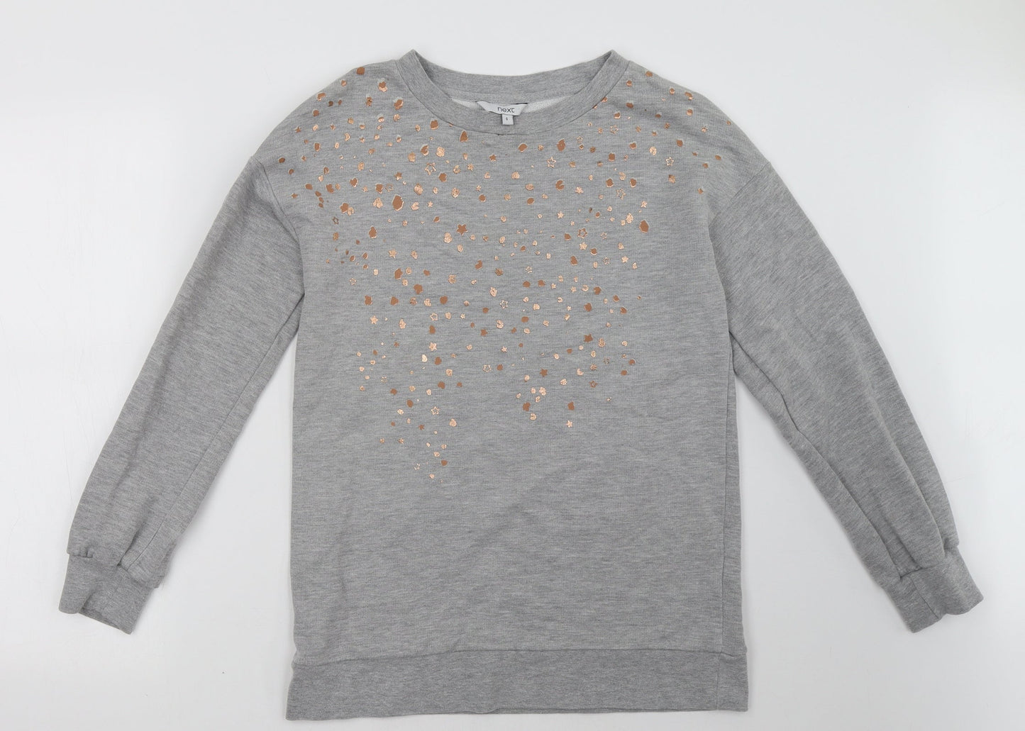 NEXT Womens Grey   Pullover Sweatshirt Size 8