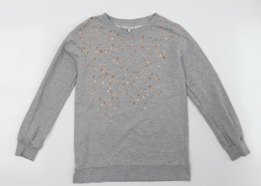 NEXT Womens Grey   Pullover Sweatshirt Size 8