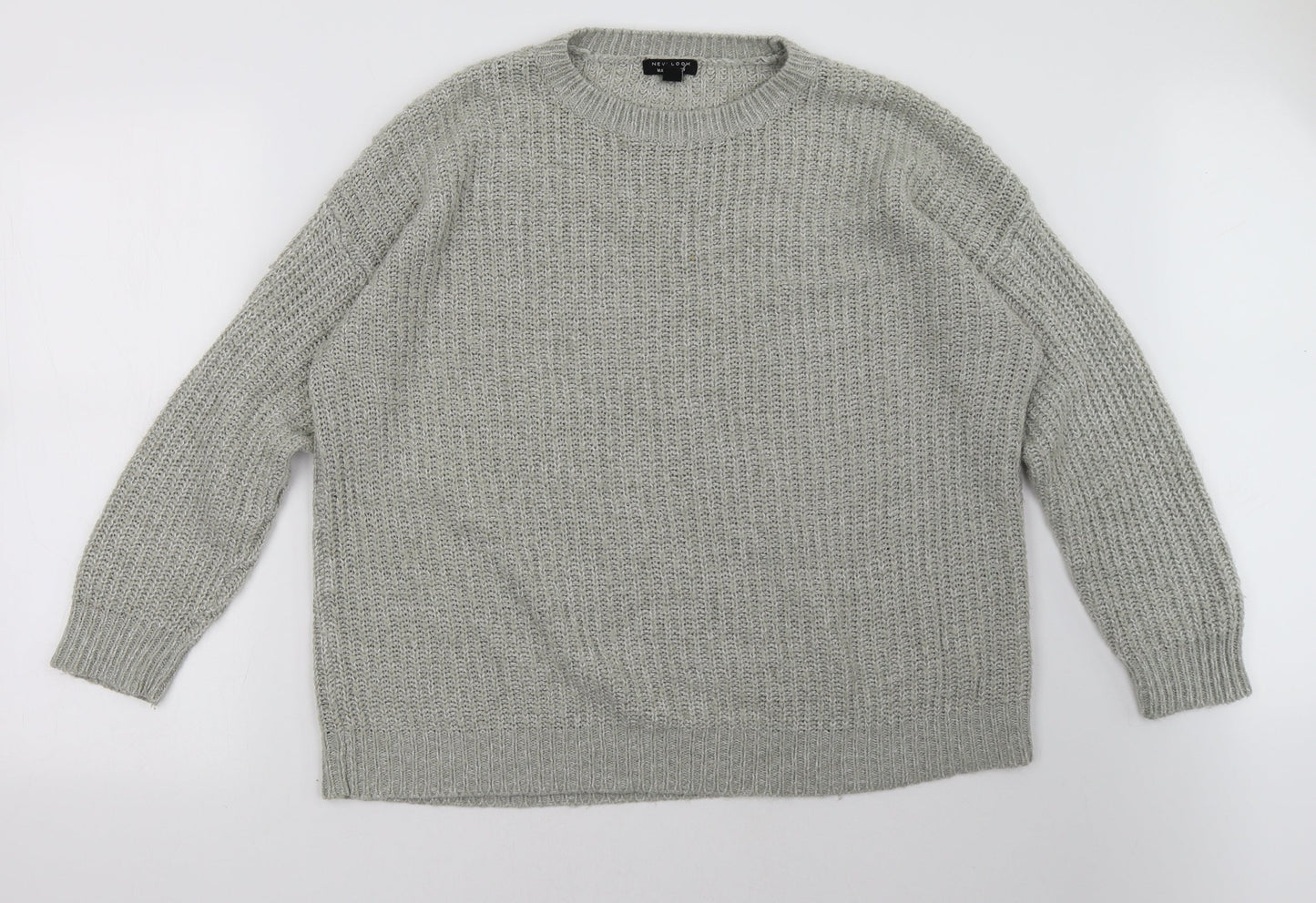 New Look Womens Grey   Pullover Sweatshirt Size L