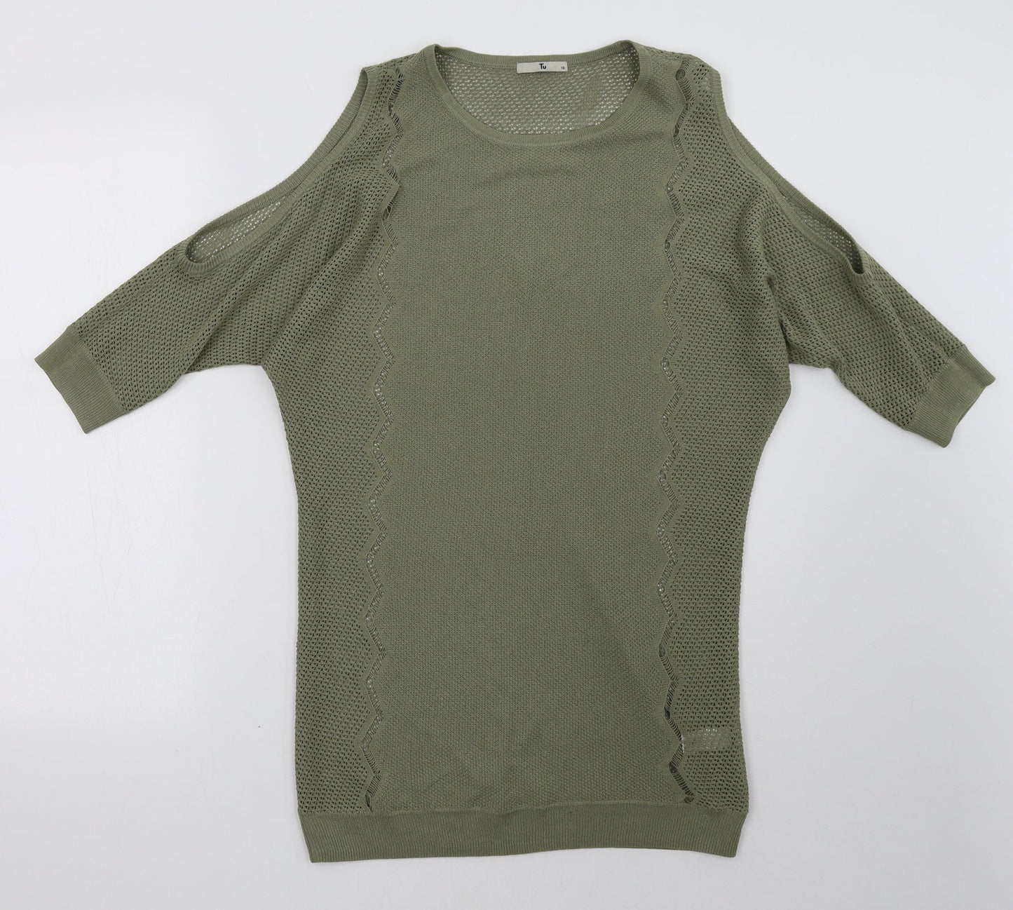 Sainsburys Womens Green   Pullover Sweatshirt Size 10