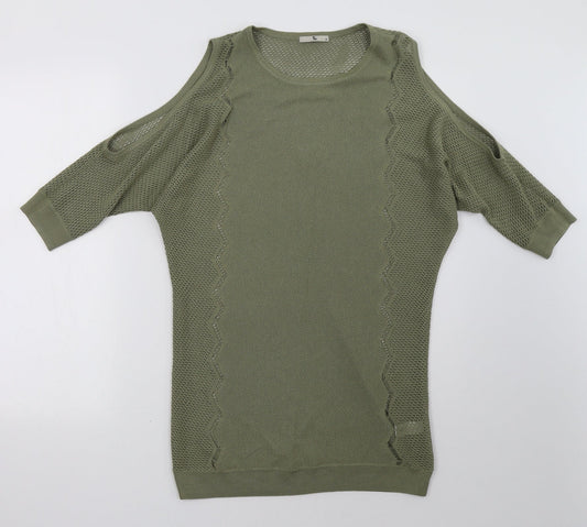 Sainsburys Womens Green   Pullover Sweatshirt Size 10