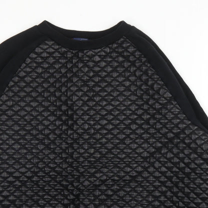 Topman Mens Black   Pullover Jumper Size S