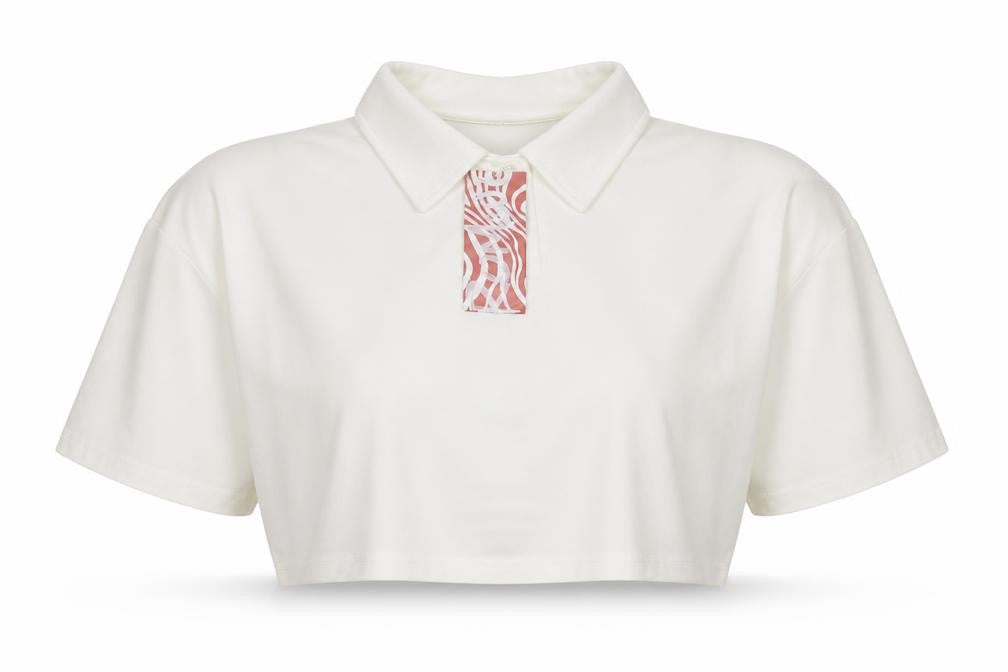 Rome Womens Ivory   Cropped T-Shirt Size S