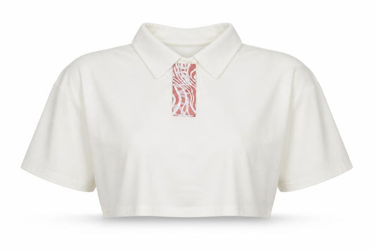Rome Womens Ivory   Cropped T-Shirt Size S