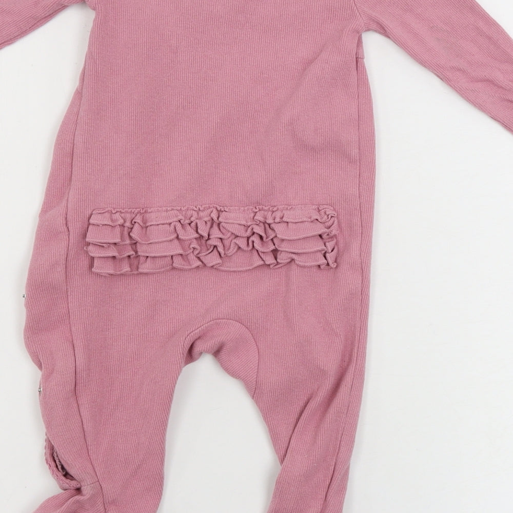 TU Girls Pink   Babygrow One-Piece Size 6-9 Months