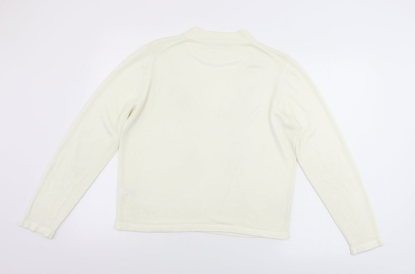 Marks and Spencer  Womens Ivory   Pullover Jumper Size 14