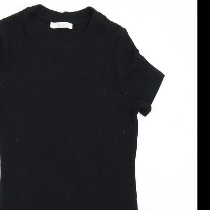 Michelle Keegan Womens Black   Basic T-Shirt Size S
