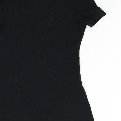 Michelle Keegan Womens Black   Basic T-Shirt Size S
