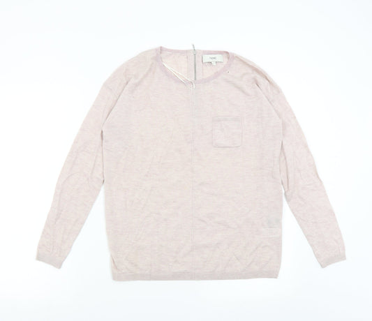 NEXT Womens Pink  Knit Pullover Jumper Size 8