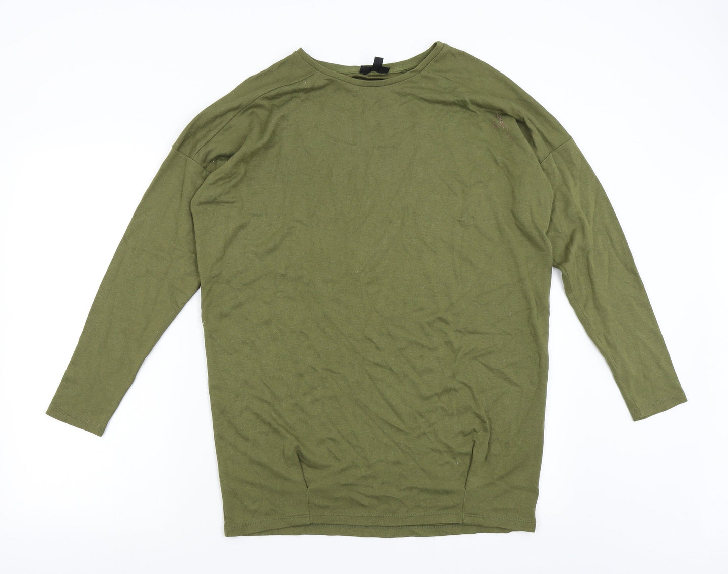 Topshop Womens Green   Pullover Sweatshirt Size 8