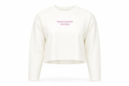 Zara Womens Ivory   Pullover Sweatshirt Size S