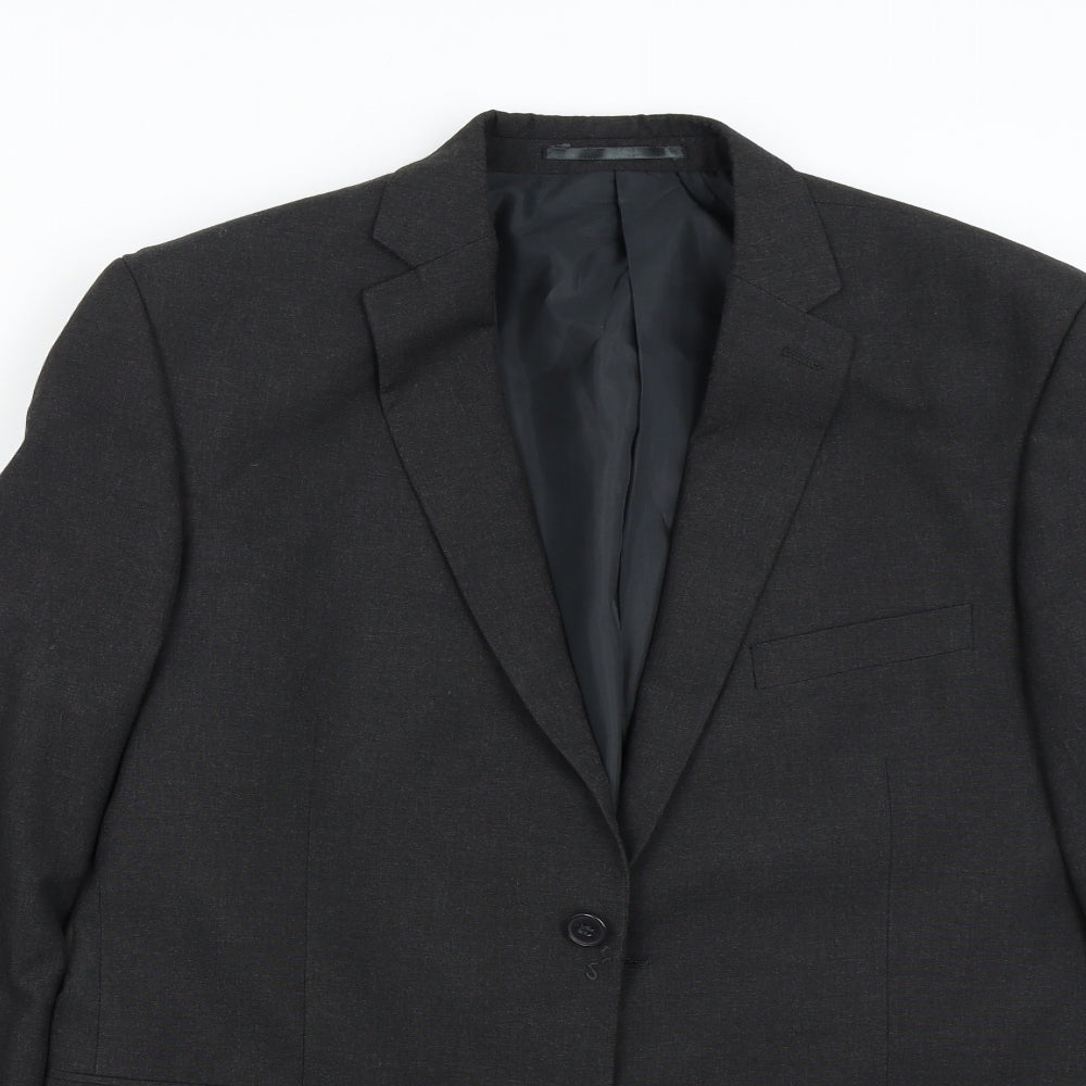 Karl Jackson Mens Grey   Jacket Suit Jacket Size 42