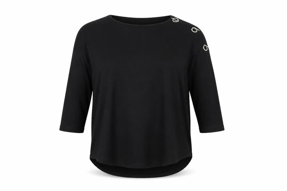Beloved Womens Black  Knit Pullover Jumper Size XL