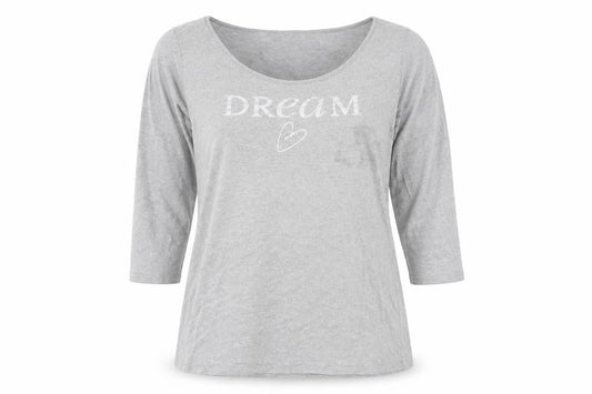 Intimuse Womens Grey Solid  Top Nightshirt Size XL