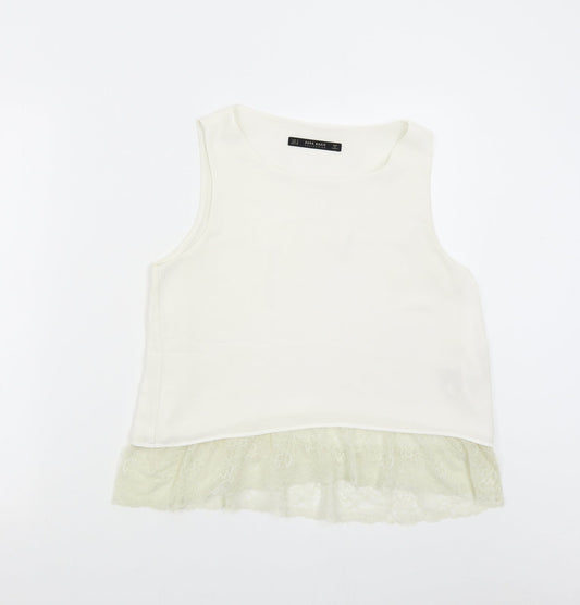 Zara Womens Ivory   Camisole Tank Size S