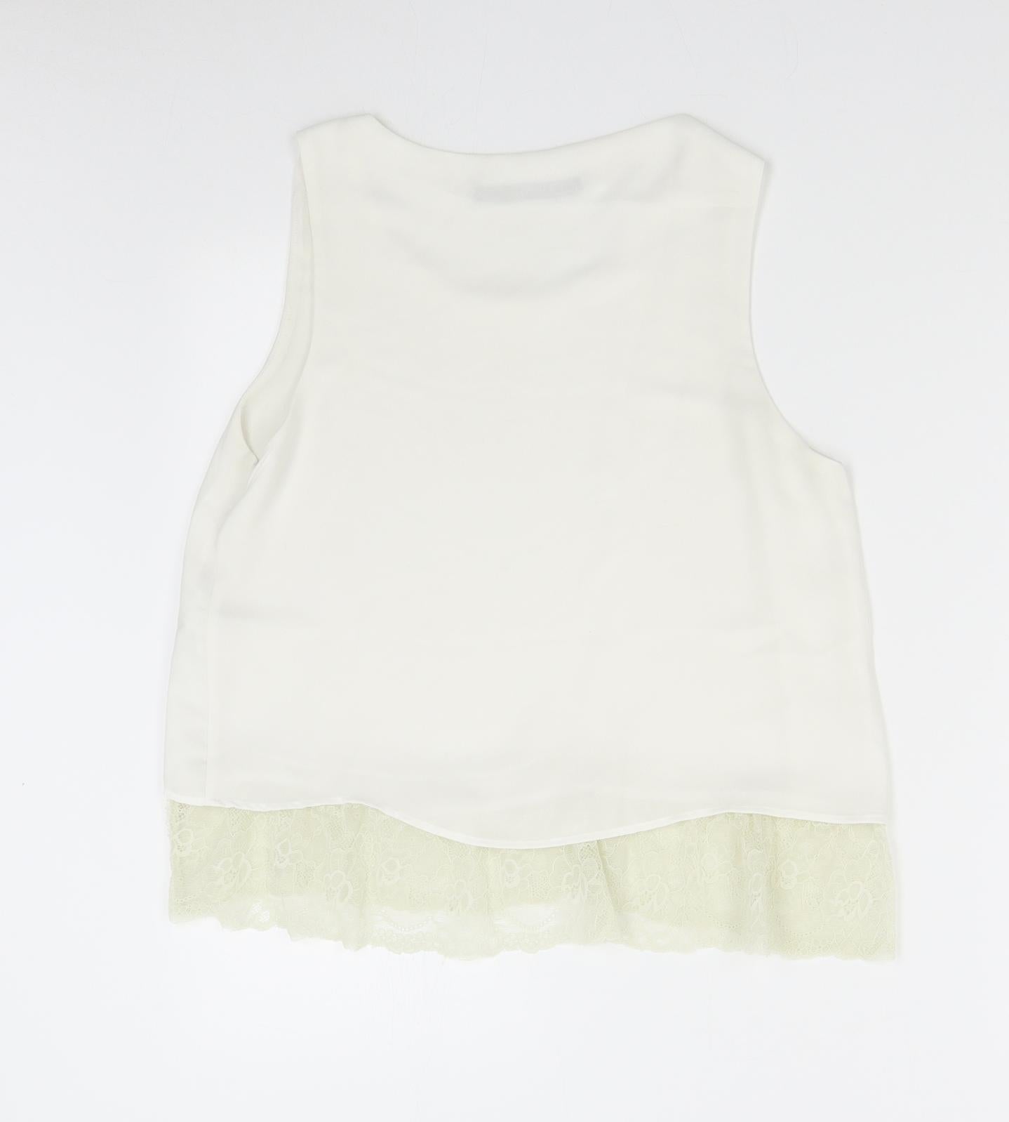 Zara Womens Ivory   Camisole Tank Size S