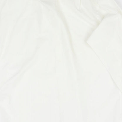 Pierre Balman Mens Ivory    Button-Up Size 15.5