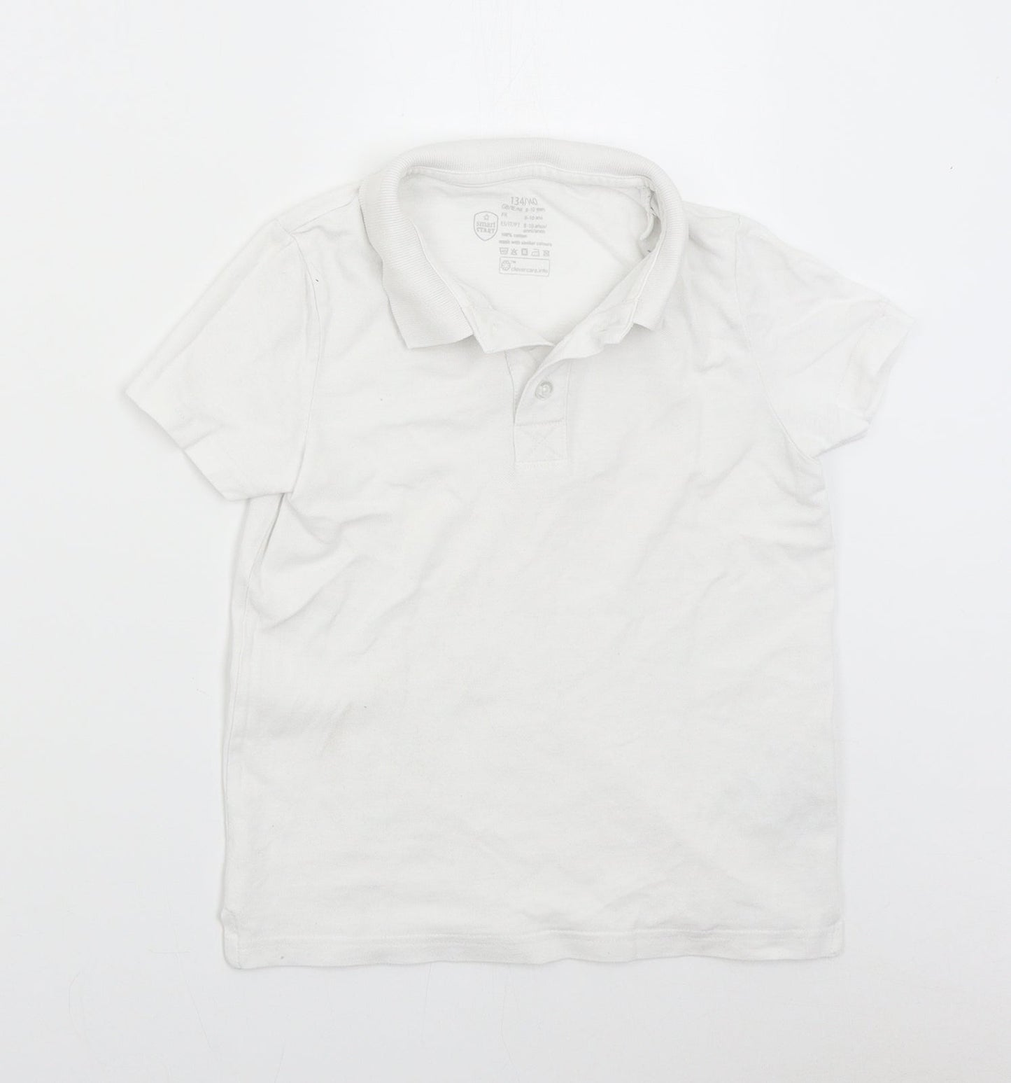 Smart Start Girls White   Basic Polo Size 8 Years