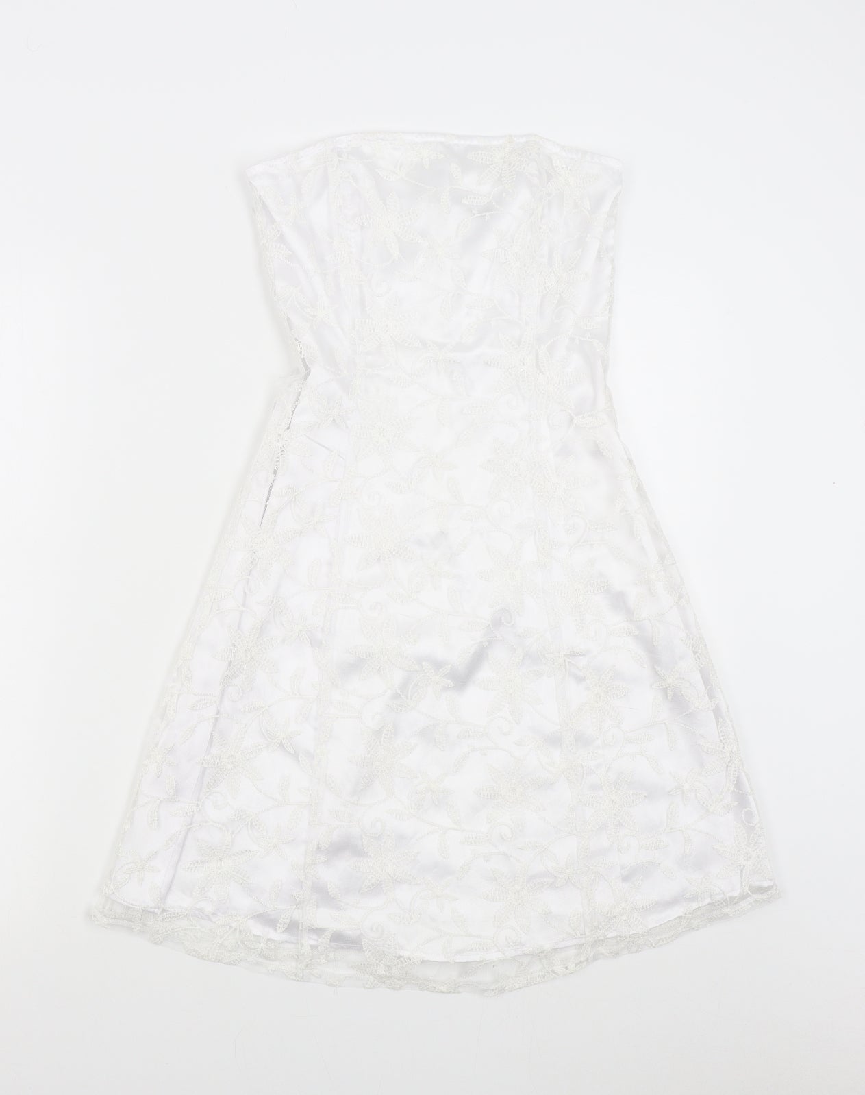 Evita Womens White   Mini  Size 8