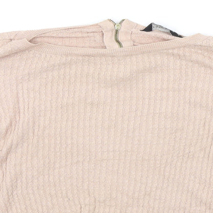 Dorothy Perkins Womens Beige   Pullover Jumper Size 10