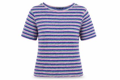 Berksha Girls Blue Striped  Pullover Jumper Size M