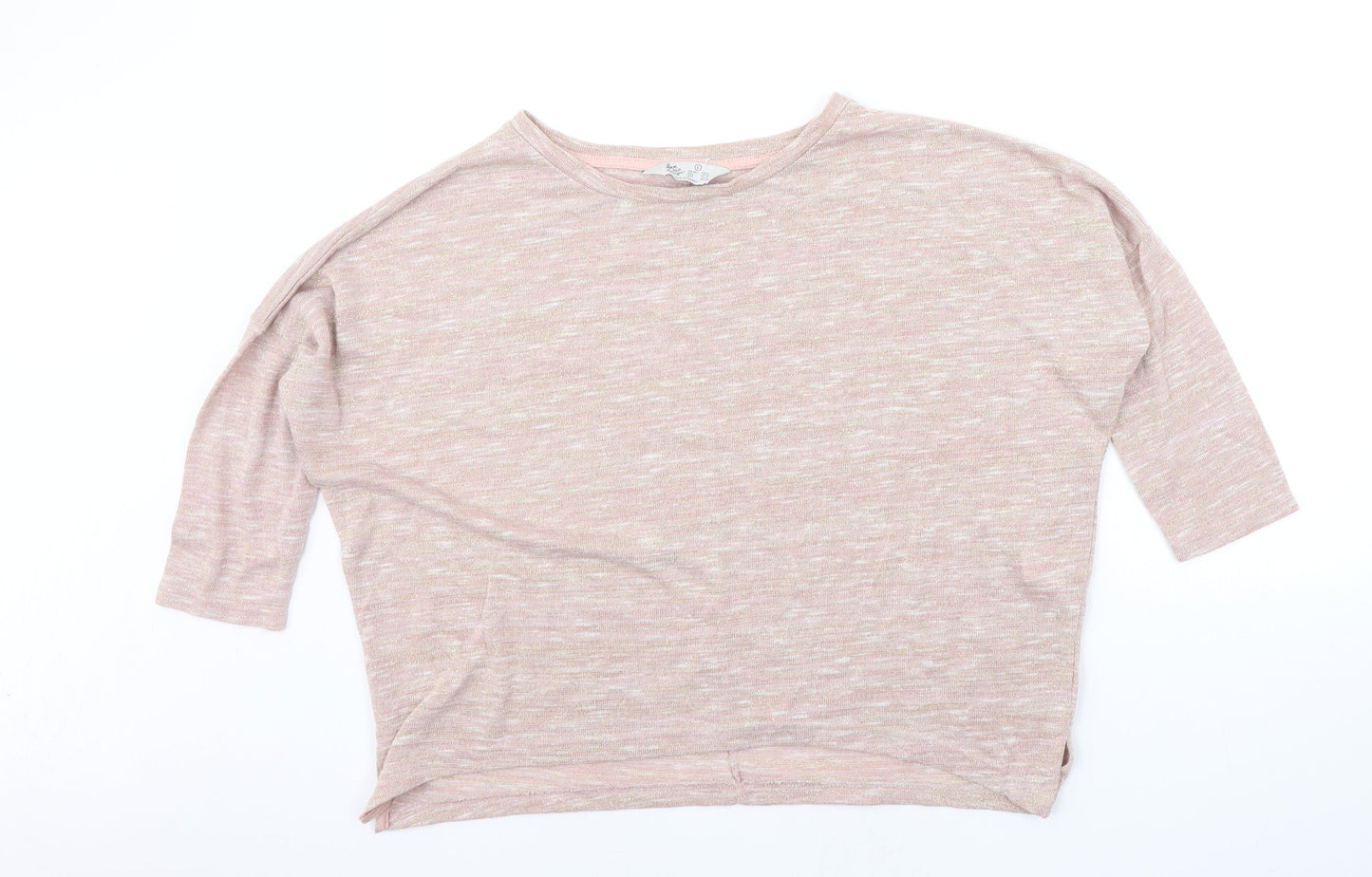 Primark Womens Gold Solid  Top Pyjama Top Size L