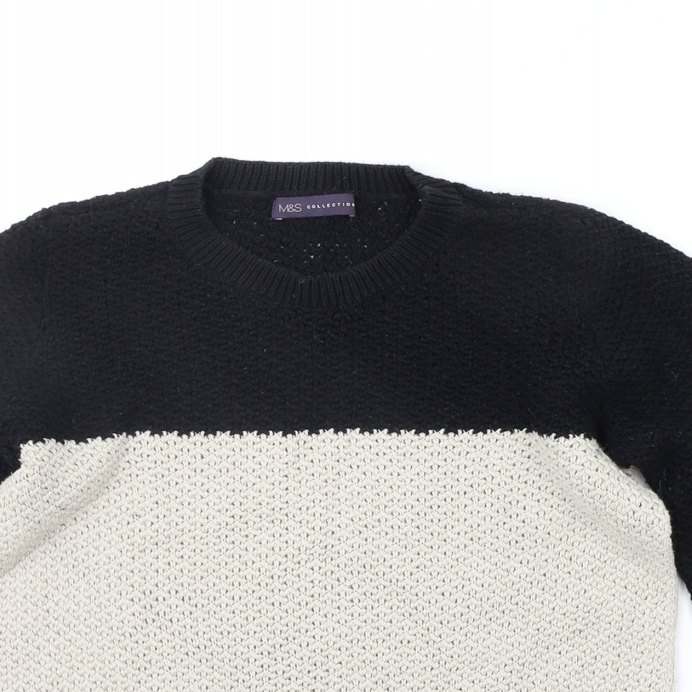 Marks and Spencer Womens Black   Pullover Jumper Size 12
