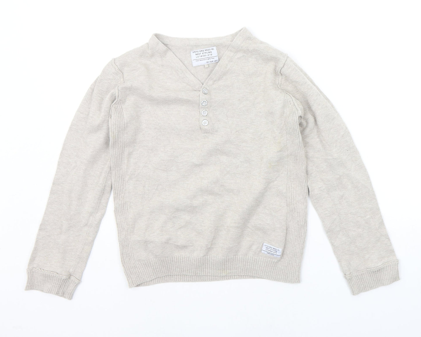 NEXT Girls Beige   Pullover Jumper Size 10 Years