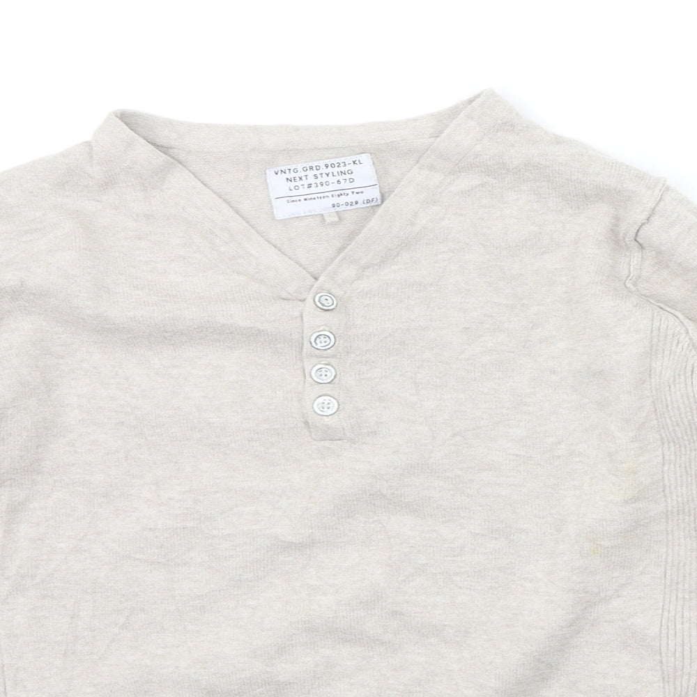 NEXT Girls Beige   Pullover Jumper Size 10 Years