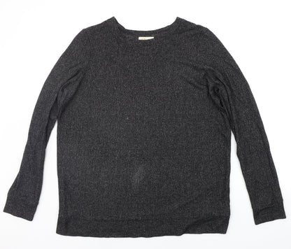Preloved F&F Womens Black   Pullover Jumper Size 14 - Front