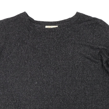 Preloved F&F Womens Black   Pullover Jumper Size 14 - Detail