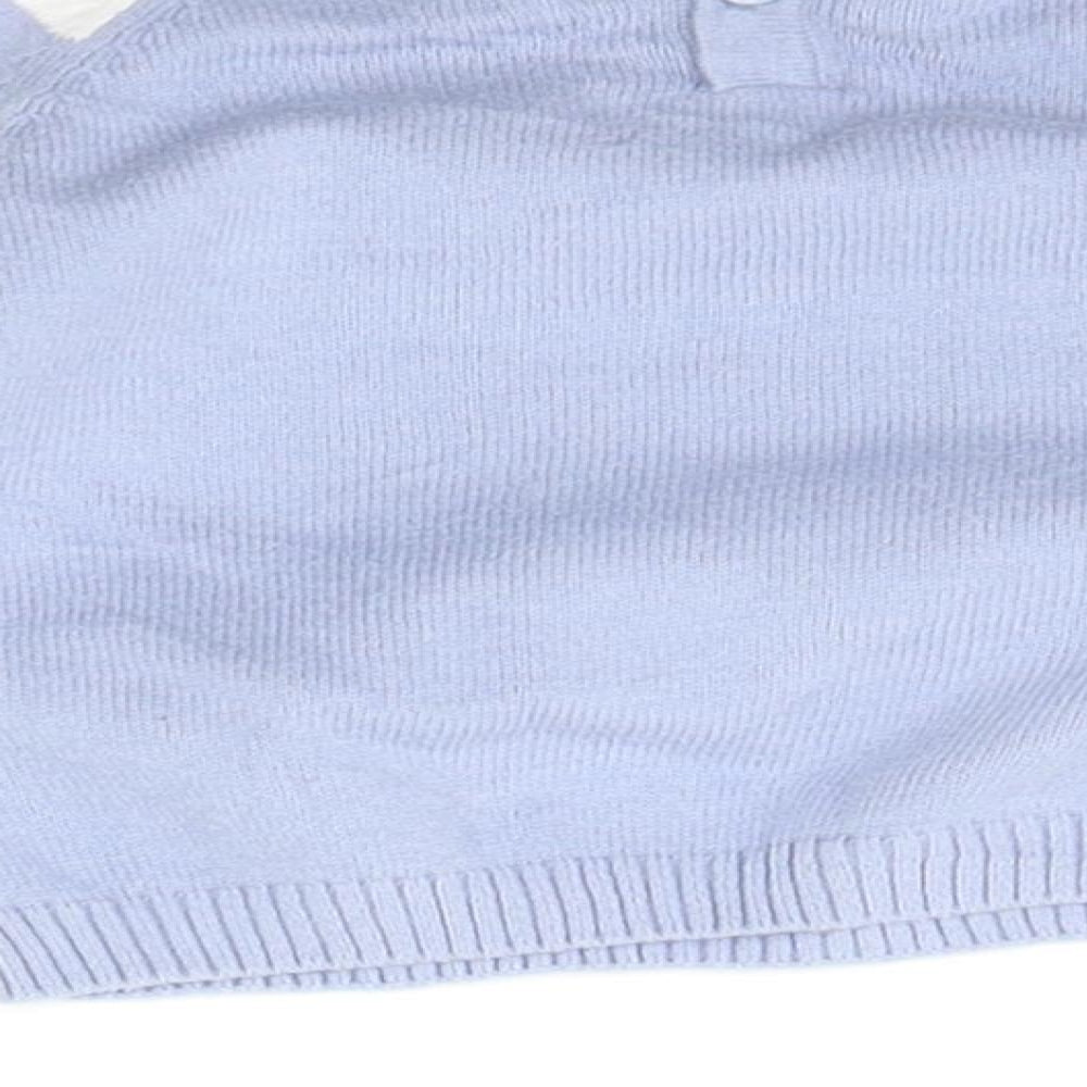Earlydays Baby Blue Striped  Pullover Jumper Size 6-9 Months  - bear