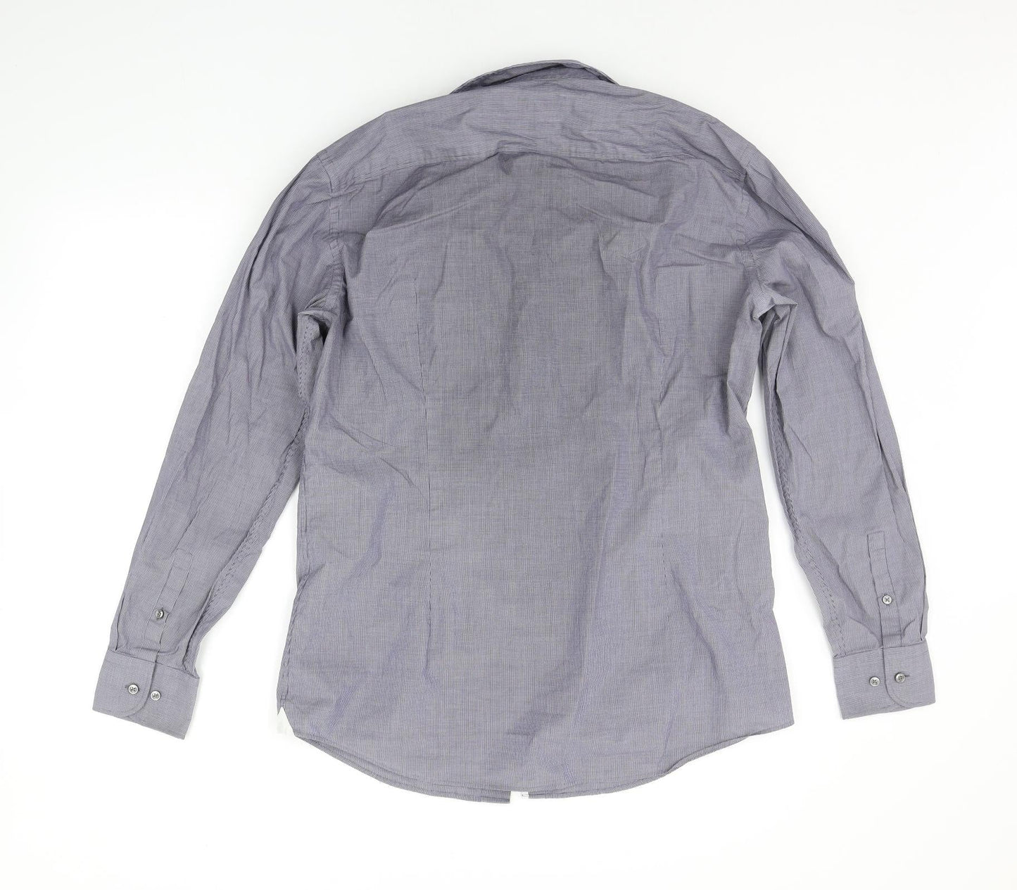 HUGO BOSS Mens Blue    Button-Up Size 16