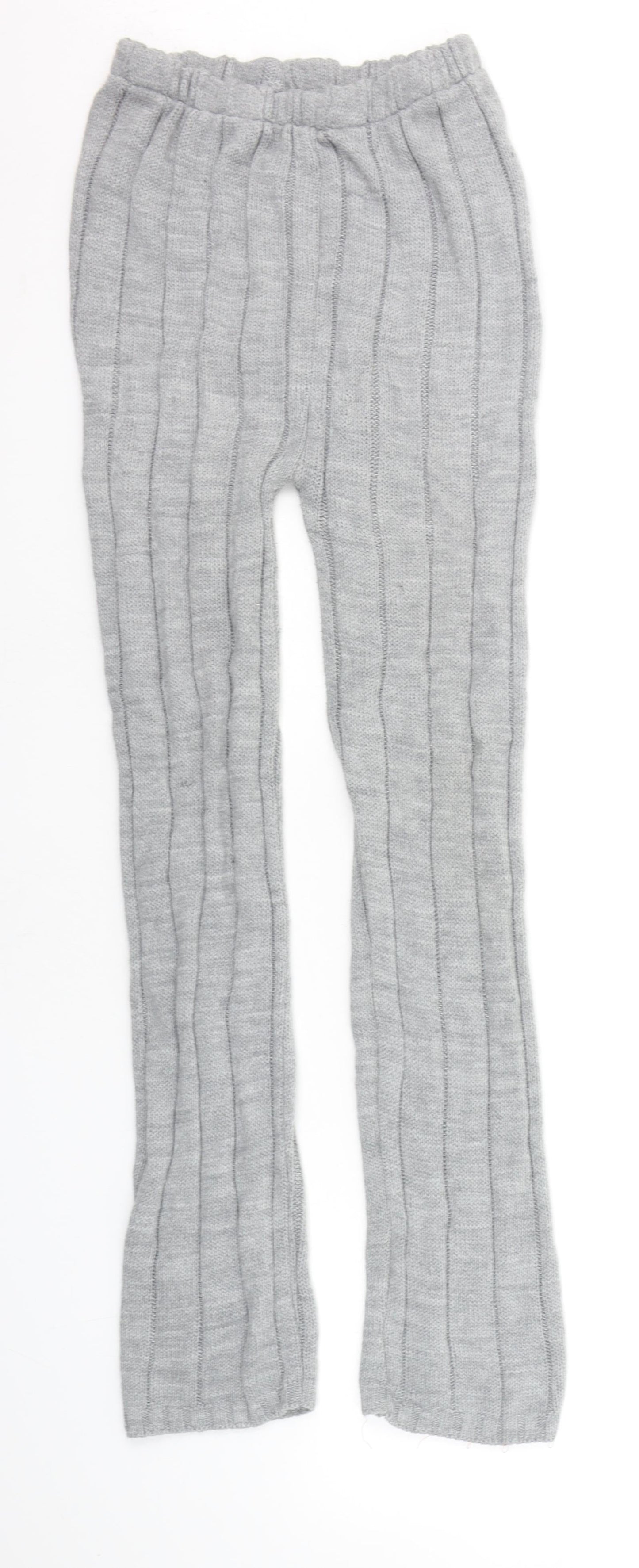 PRETTYLITTLETHING Womens Grey   Jogger Trousers Size M L28 in