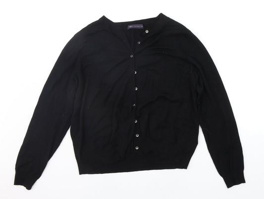 Marks and Spencer Womens Black   Cardigan Jumper Size 18