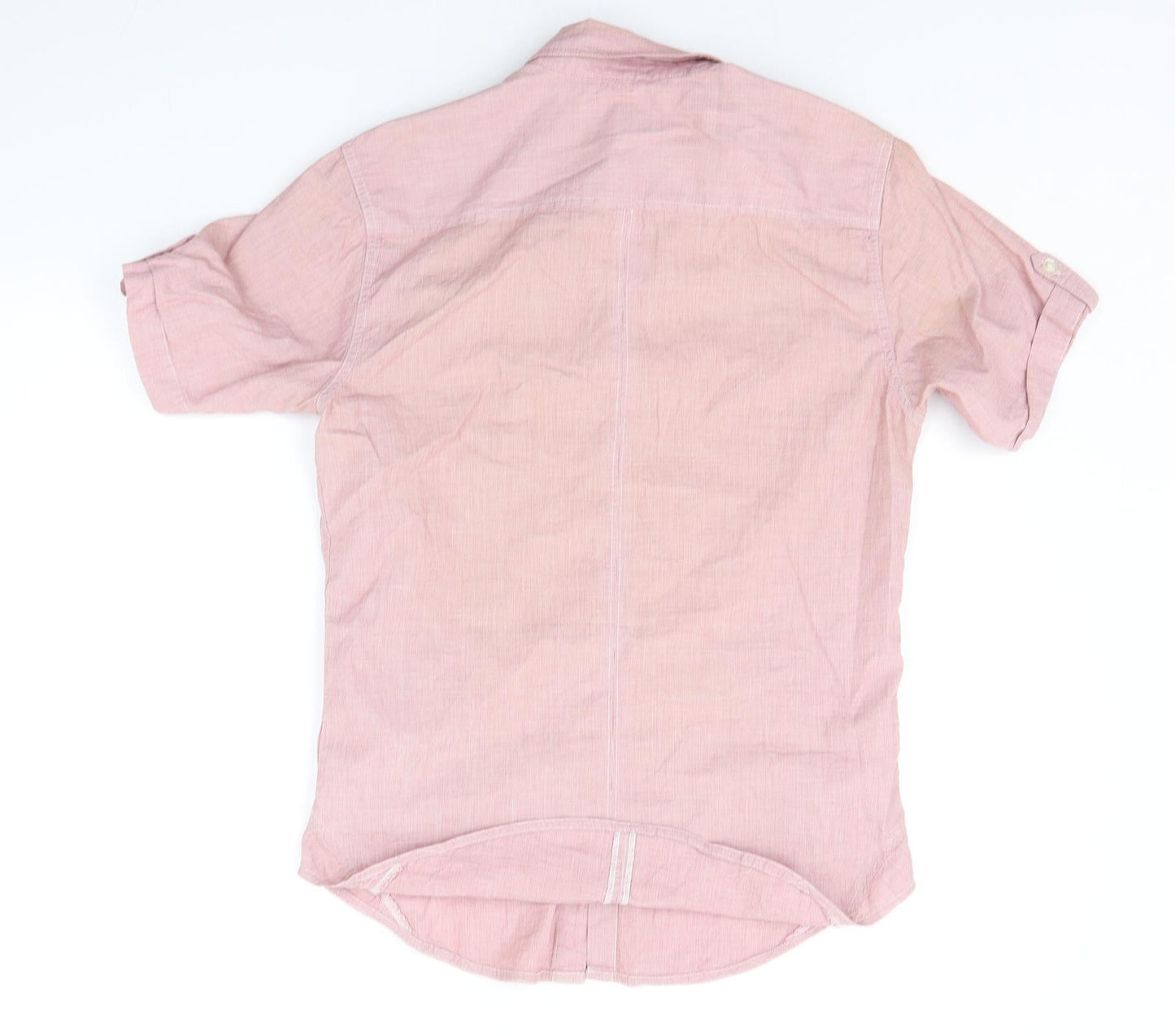 Burton Mens Pink    Button-Up Size S