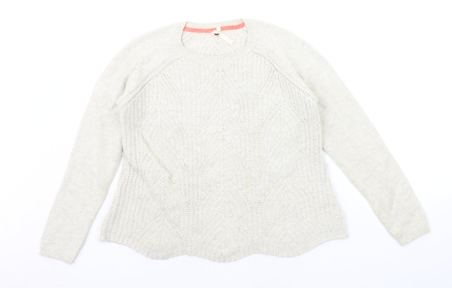 Whte Stuff Womens Beige   Pullover Jumper Size 10