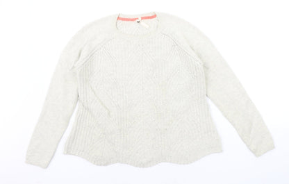 Whte Stuff Womens Beige   Pullover Jumper Size 10