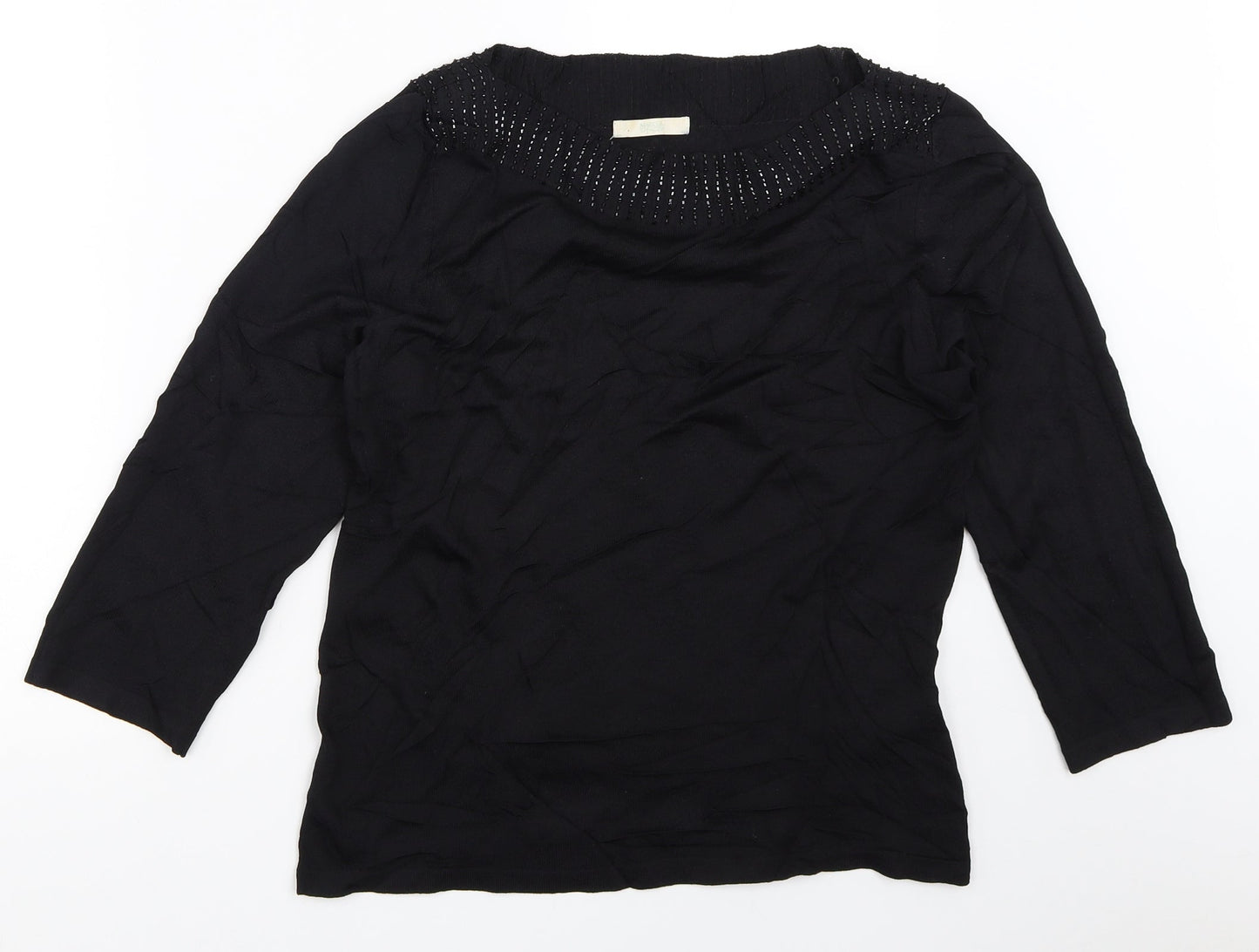 Marks and Spencer Womens Black   Pullover Jumper Size 12