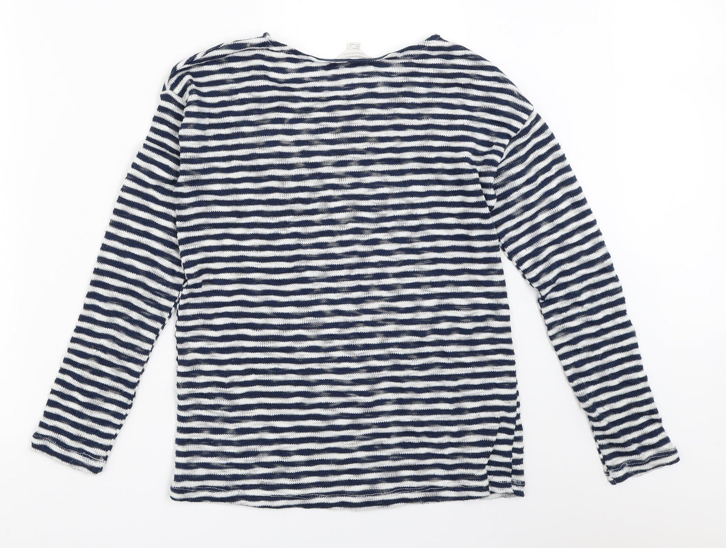 Springfield Womens Blue Striped  Pullover Jumper Size S