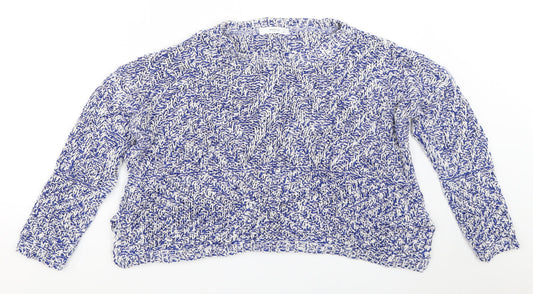 Mango Womens Blue   Pullover Jumper Size S