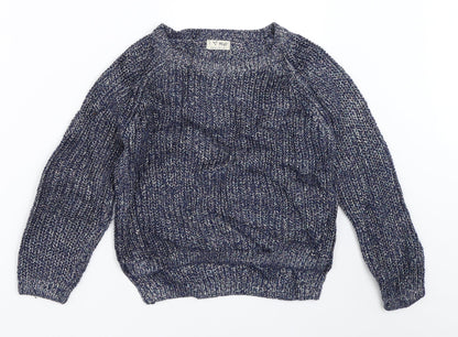 Next Girls Blue   Pullover Jumper Size 8 Years