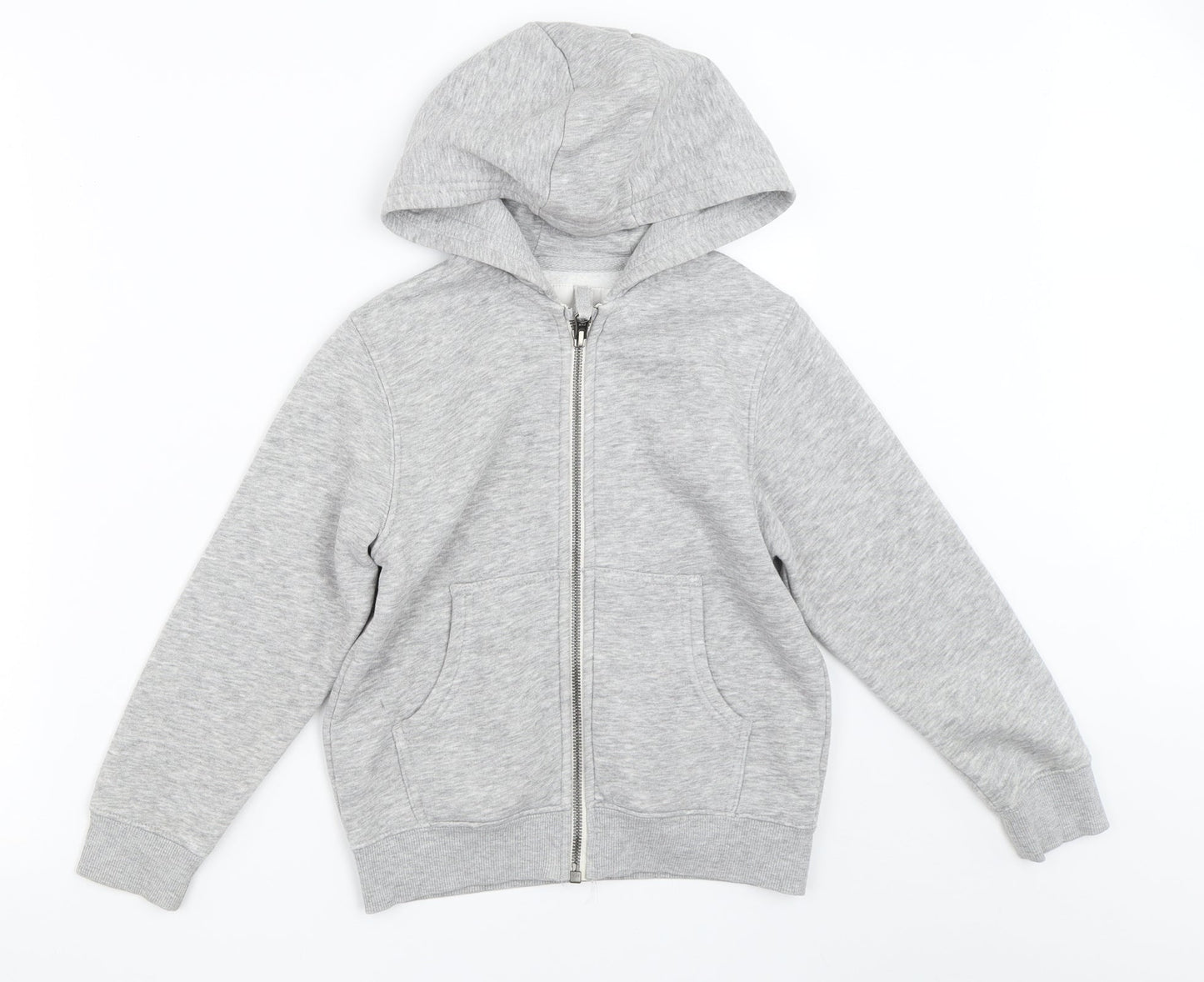NEXT Girls Grey   Full Zip Hoodie Size 5-6 Years