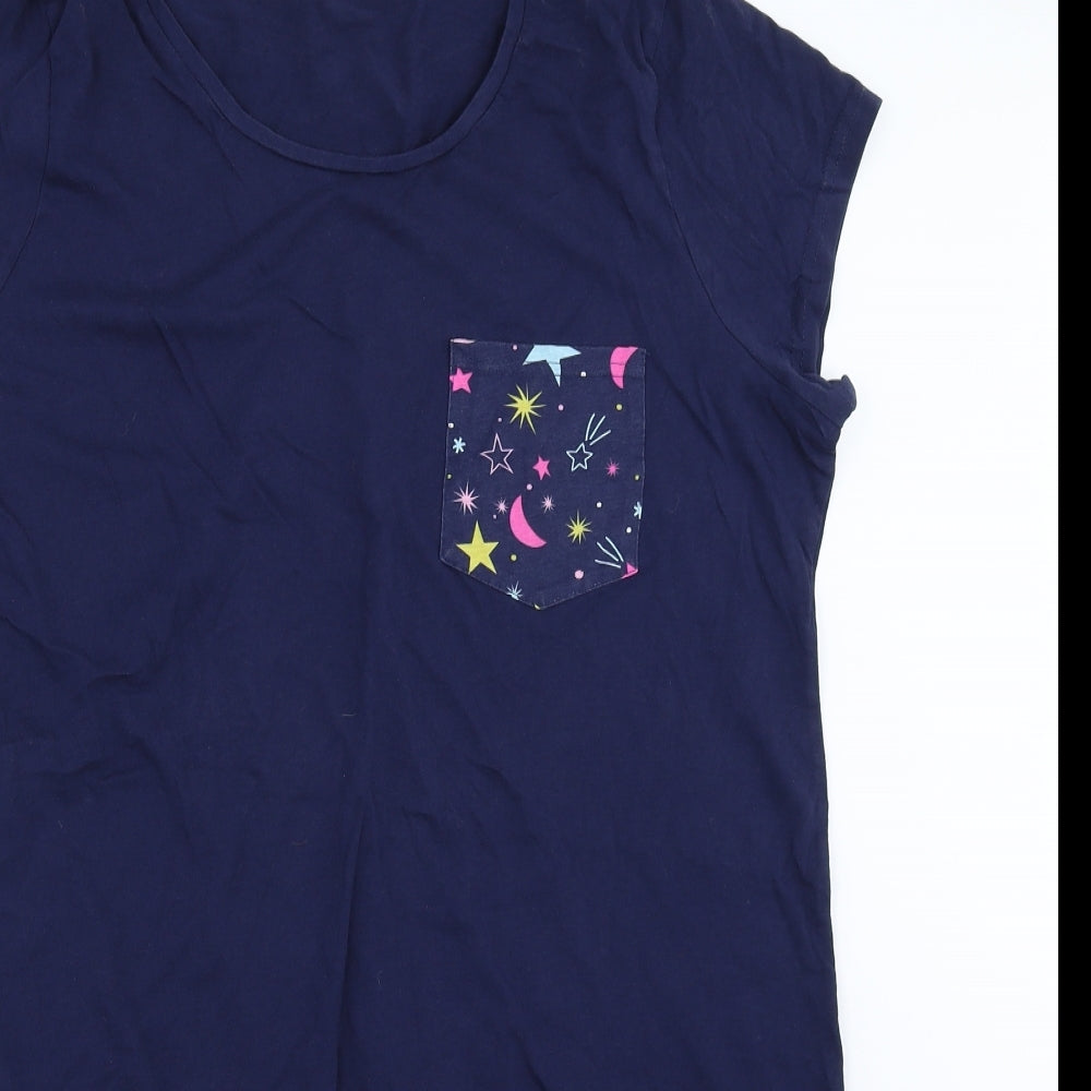 George Womens Blue Solid  Top Dress Size 16