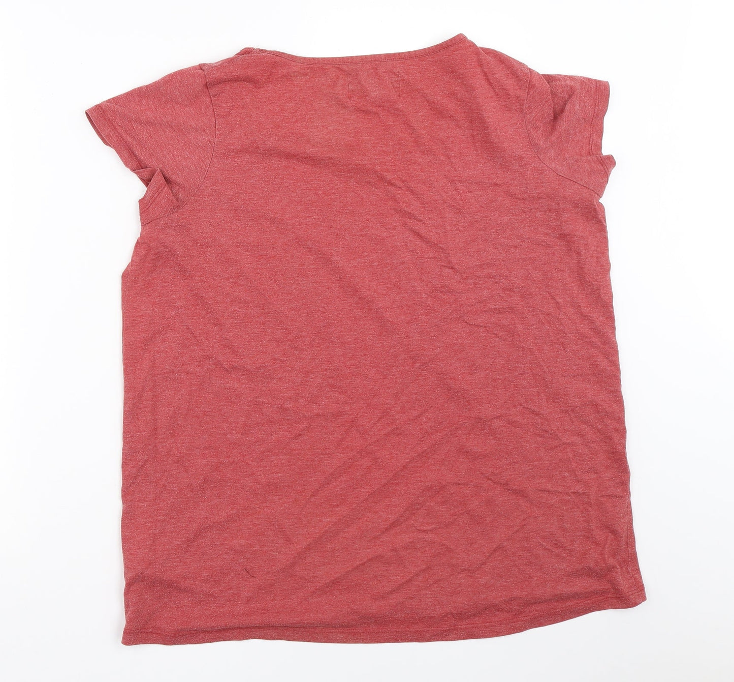 NEXT Womens Red Solid  Top Pyjama Top Size 14