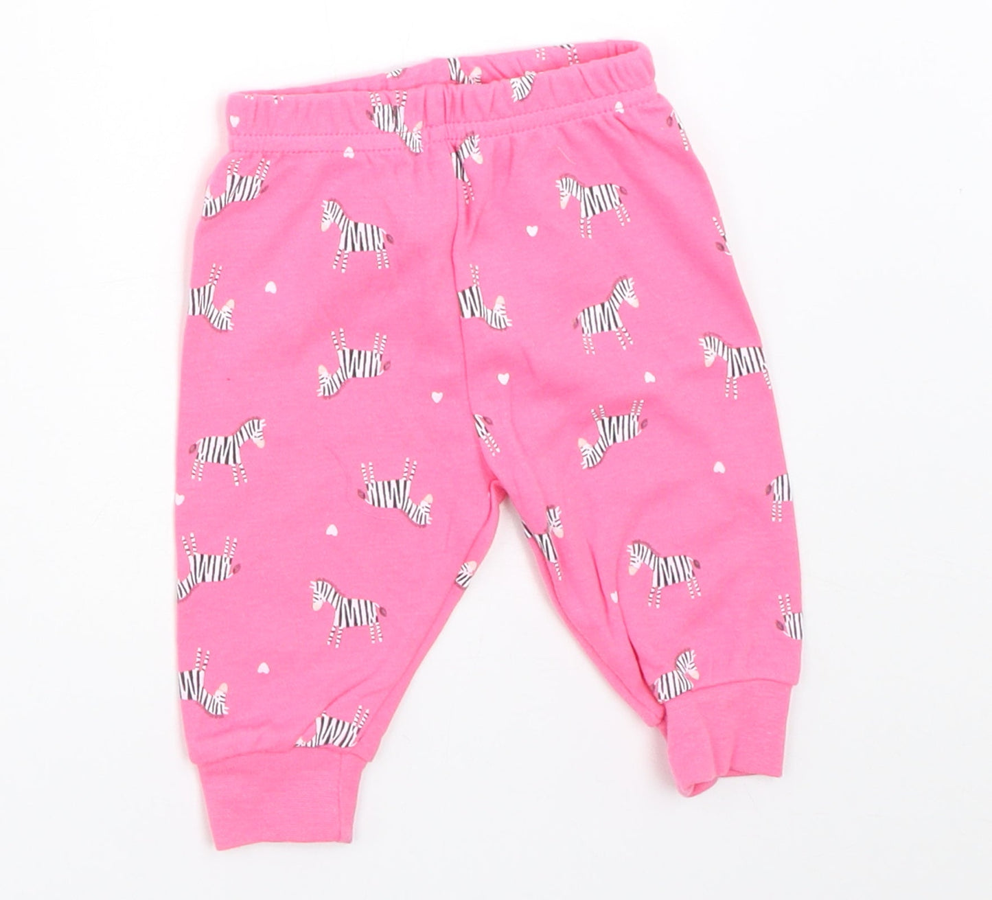 Primark Girls Pink   Jogger Trousers Size 0-3 Months