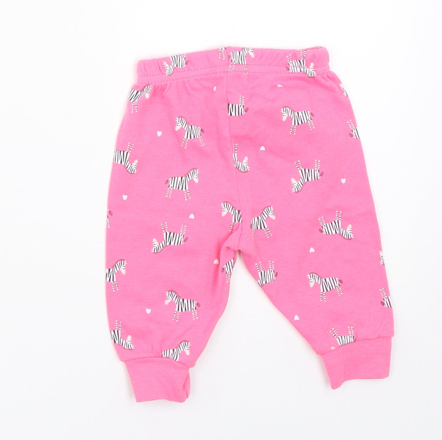 Primark Girls Pink   Jogger Trousers Size 0-3 Months