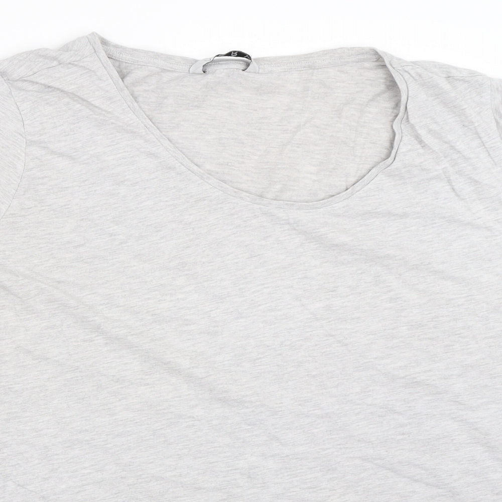 Very Womens Grey   Basic T-Shirt Size 18