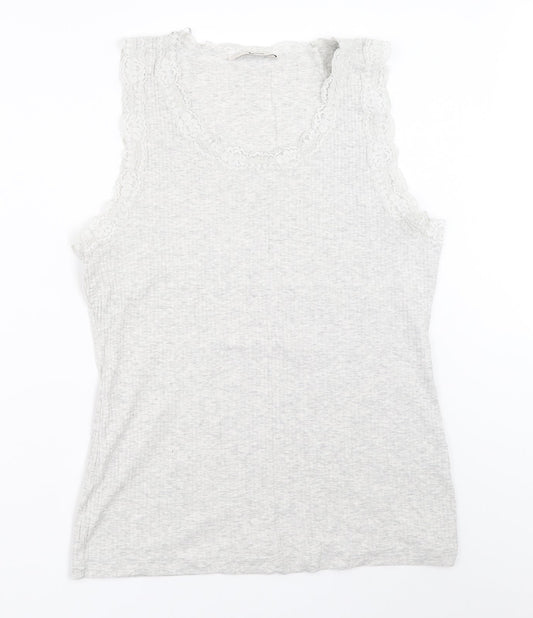 TU Womens Grey Solid  Top Pyjama Top Size 16